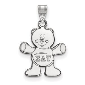 Sterling Silver Sigma Delta Tau Small Pendant